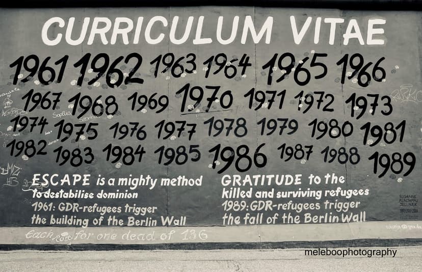 Death toll on the Berlin Wall