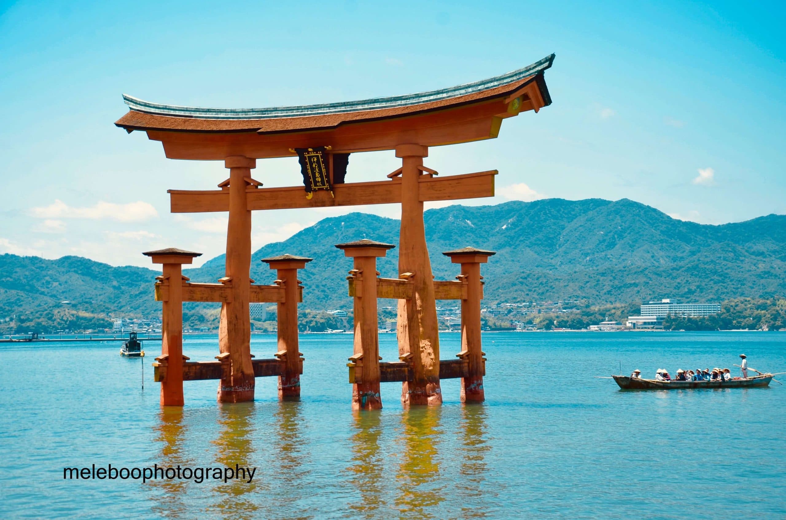 Famous Itsukushima Torii (gate)