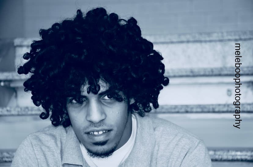 Man with curly locks